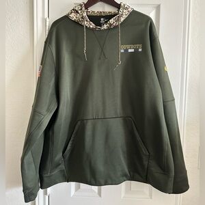 Nike Men's NFL Dallas Cowboys Salute-To-Service USA Camouflage Green Hoodie, XXL